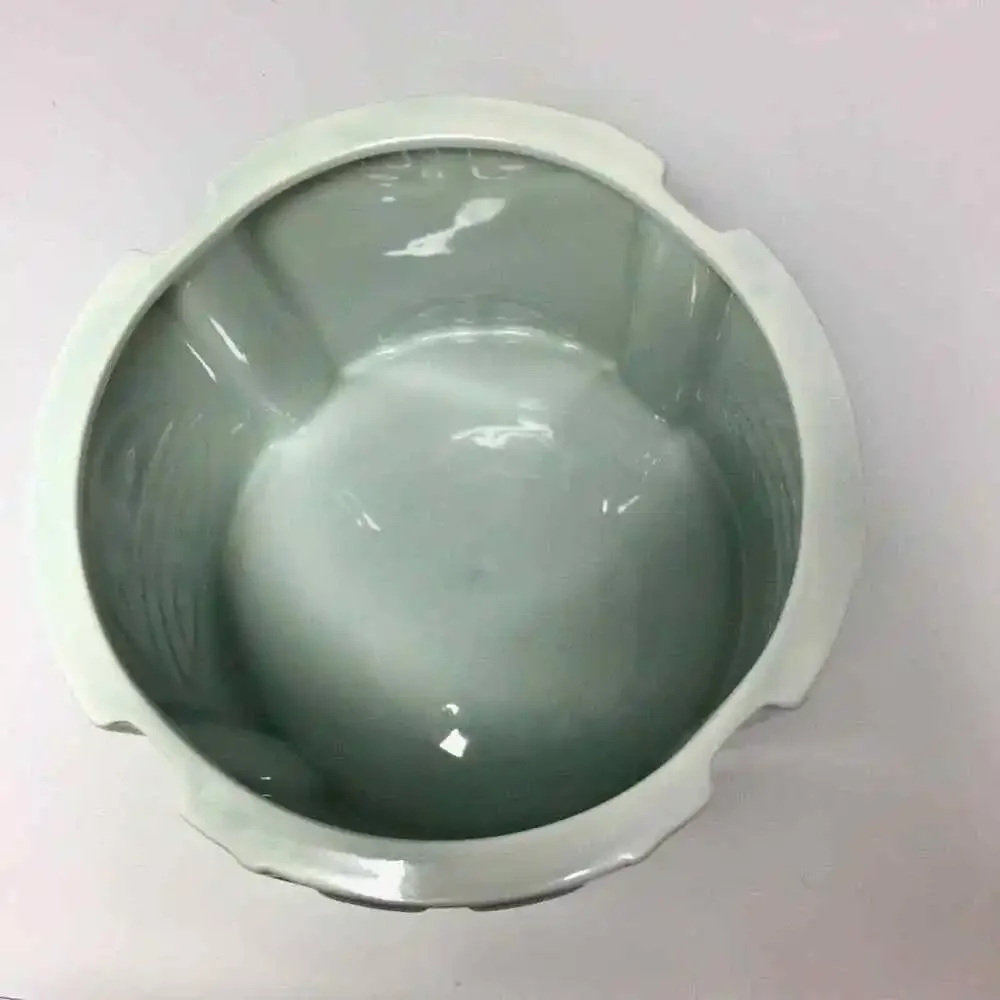 VINTAGE Signed 1980 Shafford Orientale‎ Pale Green Planter Vase Home Decor